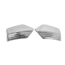 Chrome L&R Rearview Mirror Trim Cover for Goldwing GL1500 ALL GL 1500 1988-2000 Mirror Back Accents Shells