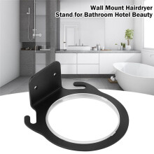 Hair Dryer Stand Hair Dryer Stand Wall Mounted Toilet Bathroom Hair Dryer Punch-Free Storage Stand