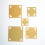 Square Ruler for Quilting and Patchwork PVC 5 pcs 1