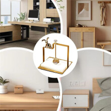 Metal Flat Napkin Holder with Light Luxury Crystal Rustic Tissue Paper Dispenser for Countertop Table Kitchen