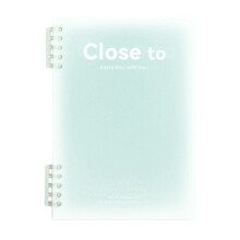 B5 Horizontal Thickened Coil Notebook with Colorful Plastic