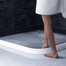 Shower Door Threshold Strip Seal Wetroom Barrier Stick to Floor/Tray Soft