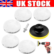 Car Buffing Pads Polishing Sponge Buffer Set Waxing Foam Polisher Kit For Drill