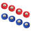 Pretyzoom Tabletop Shuffleboard Rollers 8pcs Durable 1