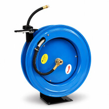 Oypla 50ft 15m Spring Retractable 3/8" Air Line Compressor Hose Reel