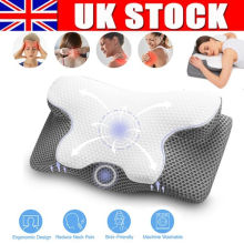 Memory Foam Cervical Pillow Orthopedic Contour Neck Pain Relief Support Bedding