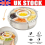 Snack Tray with Lid, Divided Serving Tray , 6 Compartments Snack Containers NEW 1