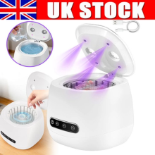 200ML Ultrasonic Retainer Cleaner Machine for Denture Portable Dental Cleaning