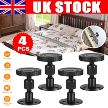 4Pcs Adjustable Threaded Bed Frame Anti-Shake Tool Bed Headboard Stopper Install