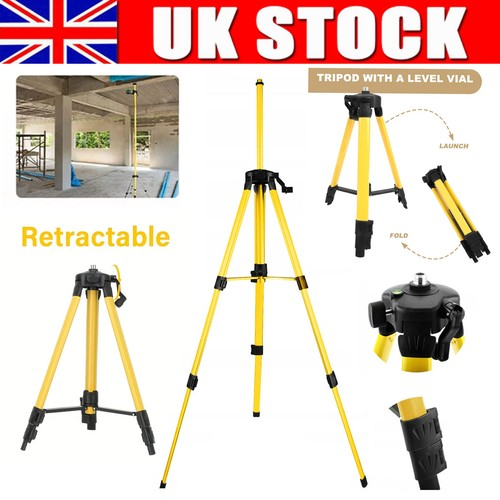 Tripod 47-120cm Adjustable Telescoping Pole for Rotary and Line Lasers level New
