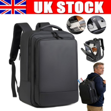 Men Boys Laptop Backpack USB Waterproof Large Rucksack Travel School Bag UK FAST
