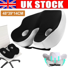 Memory Foam Coccyx Tailbone Hip Seat Cushion Pillow Non-Slip Washable Ergonomic