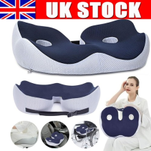 Memory Foam Coccyx Tailbone Hip Seat Cushion Pillow Non-Slip Washable Removable