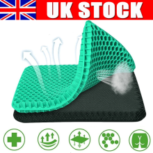 Orthopaedic Gel Seat Cushion Pain Pressure Relief Office Car Wheelchair Pad NEW!