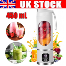 Electric Juice Maker Portable Blender Smoothie Mini Juicer Fruit Machine 450ml