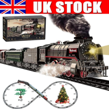 Train Set Christmas Train Set Light and Musical Sounds, Electric Train kids Toy