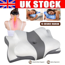 Orthopedic Memory Foam Pillow Ergonomic Shape for Cervical Neck & Shoulder Pain