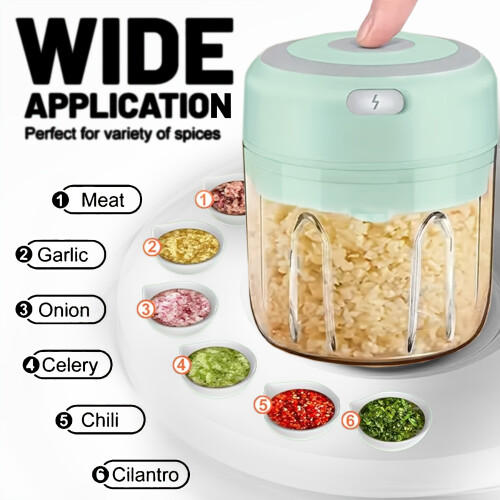 Electric Vegetable Cutter Portable USB Charging 2