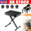 Cushioned Piano Bench, Adjustable Padded Keyboard Stool Chair, Foldable - Black 1