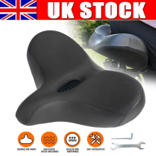 Comfort Wide Big Bum Bike Bicycle Cruiser Extra Sporty Soft Pad Saddle Seat