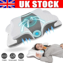 Ergonomic Memory Foam Pillow For Cervical Neck Shoulder Orthopedic Pain Relief