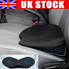 Memory Foam Seat Cushion Pillow Coccyx Back Pain Relief Car Office Chair Pad UK