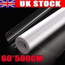 5M Self Adhesive Clear Transparent Sticky Back Wallpaper Rolls Vinyl Film Sheet