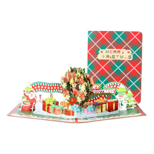 Christmas Message Card Festive Design