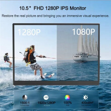 10.5 Inch Full HD Monitor 1920x1280 IPS Screen Type-C Portable Second Screen for PC Laptop Phone