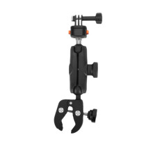 AC-16 Cycling Shooting Magnetic Quick Release Clamp Motorcycle Panoramic Mount for Sports Camera Interface