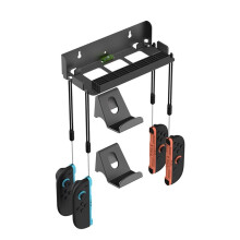 Hanging Holder Bracket for 2 Console Host Hanger Stand Wall Mount Game Console Storage Support Controller Rack