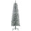 6ft Artificial Snowy Pencil Christmas Tree - White 2