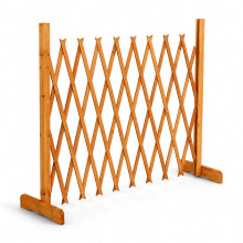 Oypla Expanding Freestanding Wooden Trellis Fence Garden Screen
