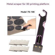 TS-100 Platform Scraper 3D Printer Cleaning Tool Hot Bed Scraper Blades Replacement Scraper Blade Hot Bed Accessory