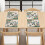 Boho Mandala Flower Butterfly Table Mats 6 pcs 11.8 x 17.7 4