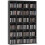 CD Storage Unit with Adjustable Shelves, 89 x 130.5 cm, Black 1