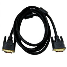 Oypla 2m DVI-D 24 + 1 Pin Male to Male Dual Link Gold Cable Lead