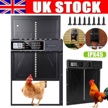 Automatic Chicken Coop Door Battery Powered with Time/Hand Mode & LCD Screen