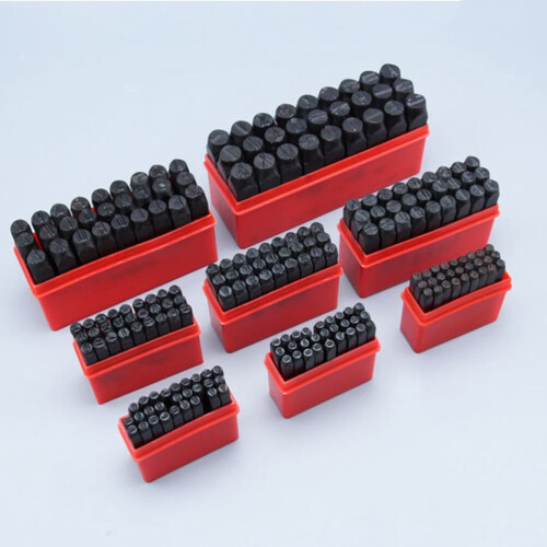 Metal Letter Stamp Set Crafting Engraving 36-Piece