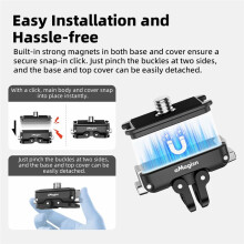 AMAGISN Adaptateur Magnétique à Dégagement Rapide pour Toutes les Caméras D'Action, pour pour et pour . Accessoires pour Caméras