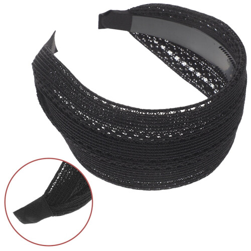 Women's Wide Non-slip Headbands with Teeth, 2 pcs 2