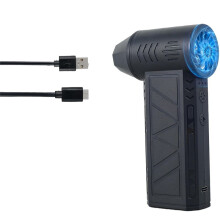 Turbo Jet Fan Potente Soplador 130000RPM 5000MAh Ventilador de Aire Comprimido con Luz para Cámara de Teclado de PC