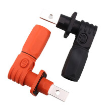 Connecteur de Borne de Boîtier de Batterie 200A Borne à Prise Rapide Détachable Ignifuge IP67 Noyau Unique 200A Noir