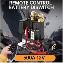 Drahtloser Fernbedienungs-Batterie-Relais-Schalter für Auto-Start, Fernbedienung Batterie-Trennschalter für 12v/24v Autos, Wohnmobile