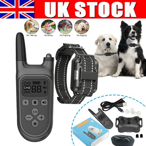 800M Electric Pet Dog Training E-Collar Anti-Bark Obedience Remote Control