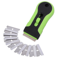 Oven Glass Cleaner with Storage Box 15 Blades
