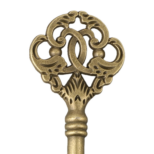 Vintage Skeleton Key Hole Head Cabinet Hardware 10 pcs 2