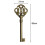 Vintage Skeleton Key Hole Head Cabinet Hardware 10 pcs 5