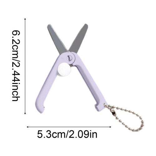Telescopic Folding Scissors Stainless Steel 6.2x5.3 cm 2