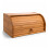 Oypla Oypla Single Layer Roll Top Bamboo Wooden Bread Bin Kitchen Storage 7
